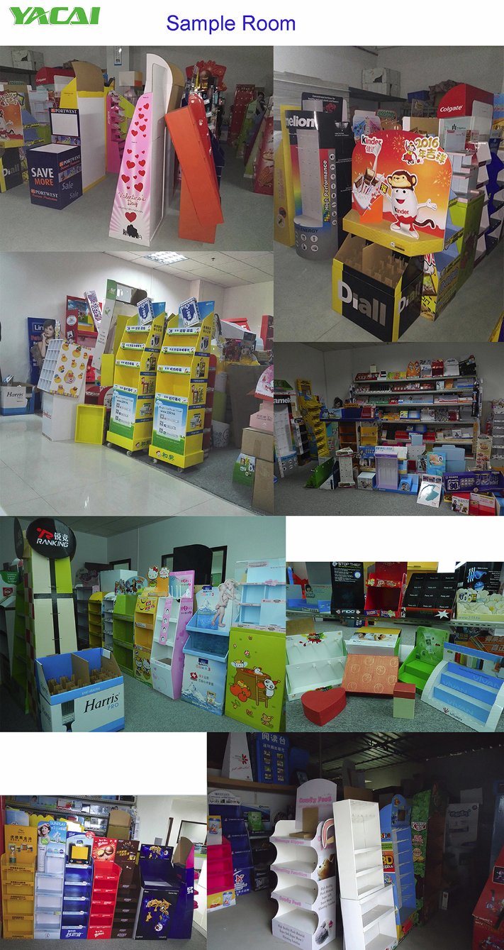 High Quality Advertising Pop POS Cardboard Pallet Display, Supermarket Pallet Display Stand