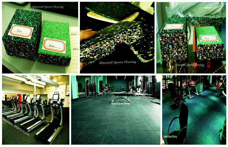 Rubber Granules EPDM Gym Cross and Fitness Flooring Mats