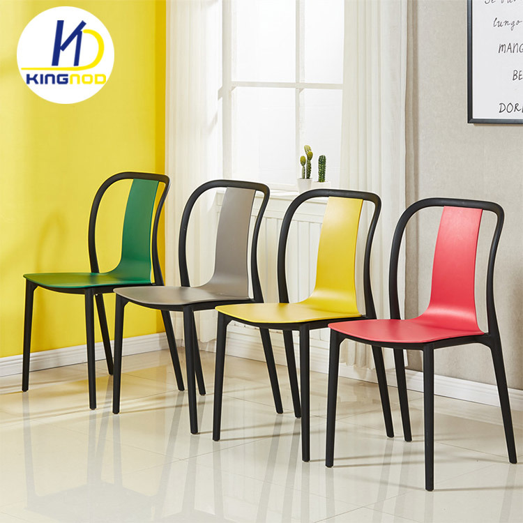 Hot Sell Indoor Outdoor Leisure Dining Cafe Polypropylene Stackable Plastic Chair