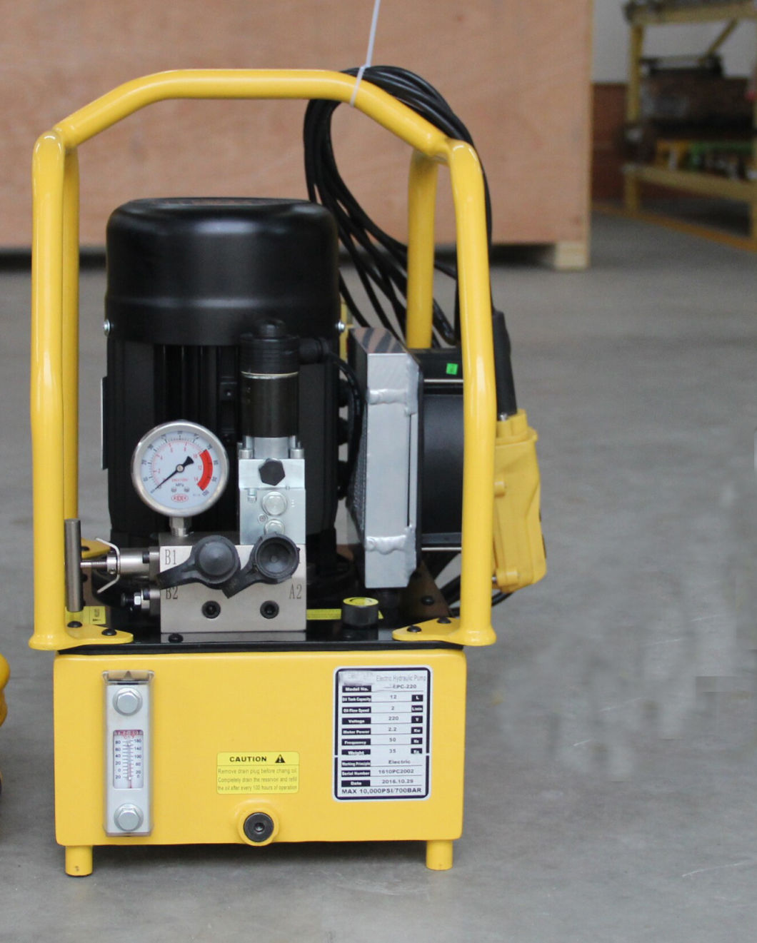 Electric Hydraulic Pump Station Sov Ssb 550 with 70 L Oil Capacity