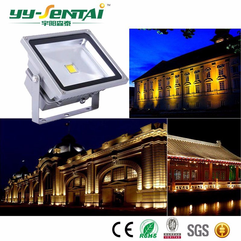 Energy Saving 10W~50W LED Floodlight for Outdoor with Ce (IP65)