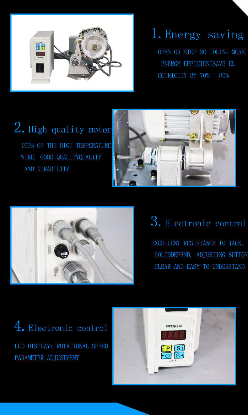 Integrated Servo Motor for industrial Sewing Machine