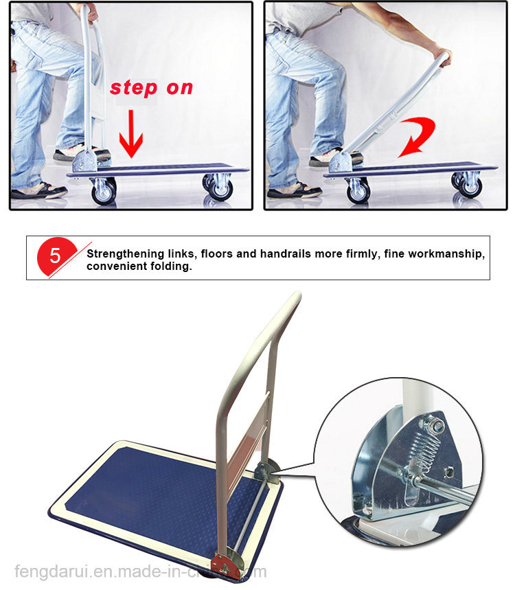 Durable Four - Wheel Foldable Platform Hand Truck