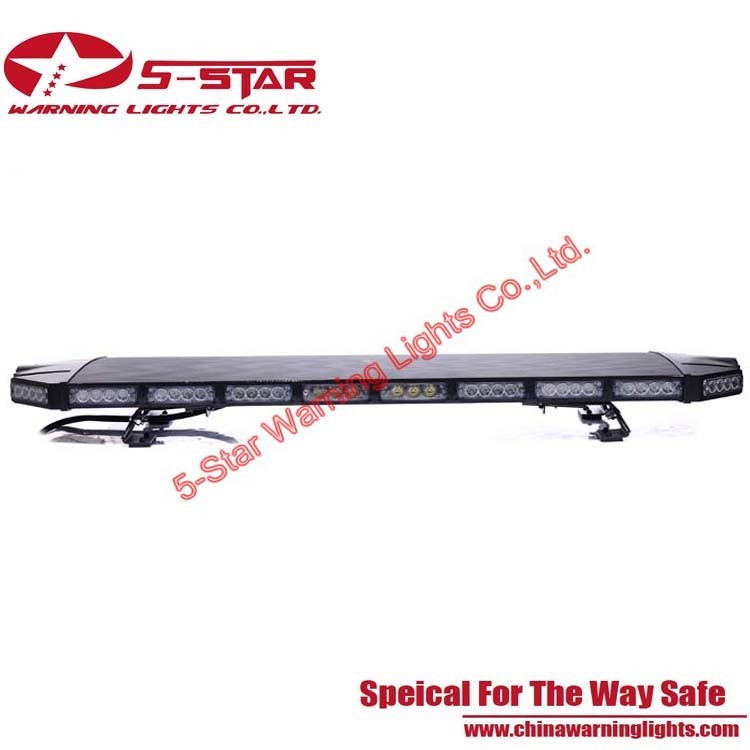 Black Case 3W Aluminum Emergency Police Lightbar/ Warning LED Light Bar