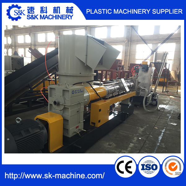 Plastic Waste PE PP Film Recycling Granulator Machine