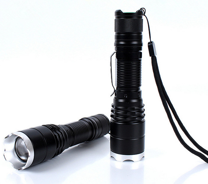 High Quality 10W Strong Light Aluminium Alloy LED Flashlight &Rechargeable Torch