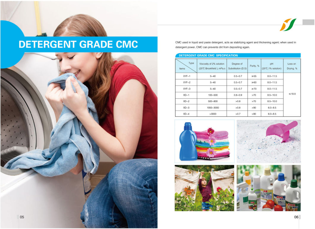 Sodium Carboxymethyl Cellulose CMC Detergent Grade