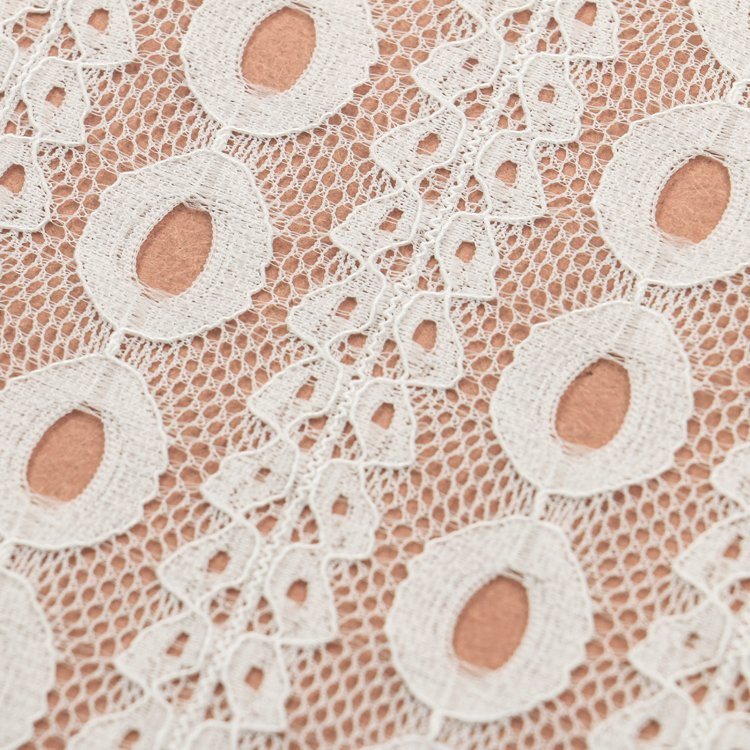 Textile Fabric Lace Fabric Elastic Cord Crochet Fabric