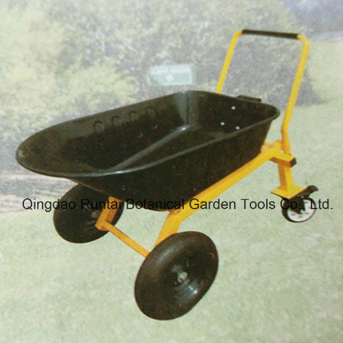 Four Wheels Industrial Heavy Duty Wheelbarrow