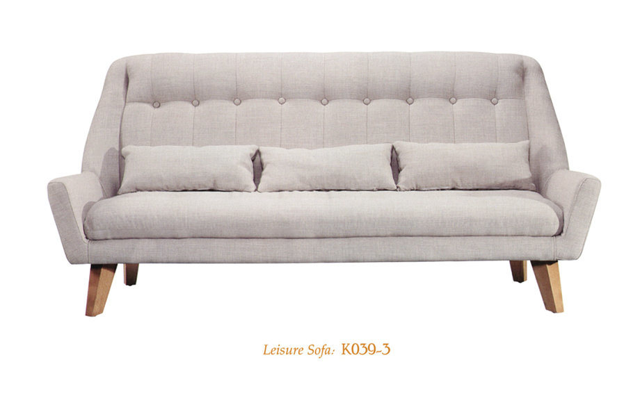 Europe Style Sectional Fabric Sofa with Button