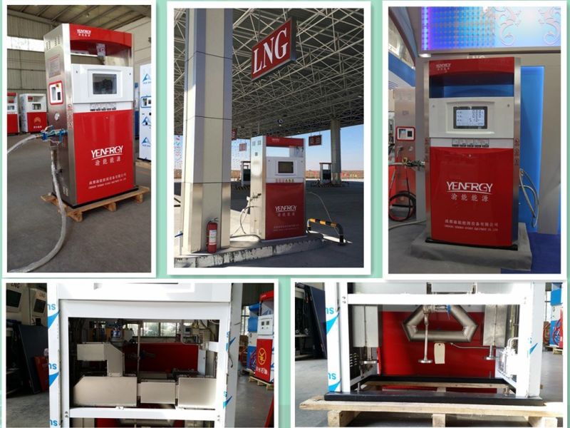 Reading Card LNG Dispenser for Liquefied Natural Gas Station Equipment