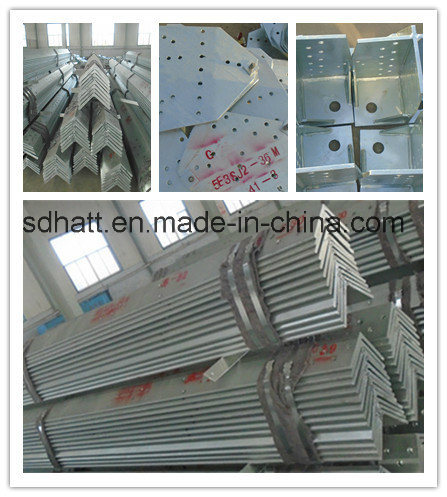 Telecommunication Power Transmission Galvanized Steel Tower