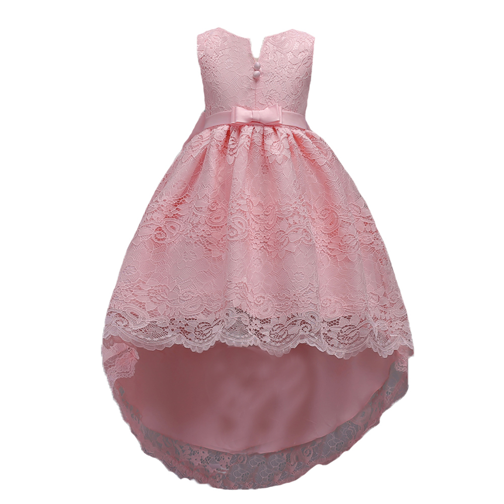 Hot New Spring and Autumn Sleeveless Children's Trailing Dresses