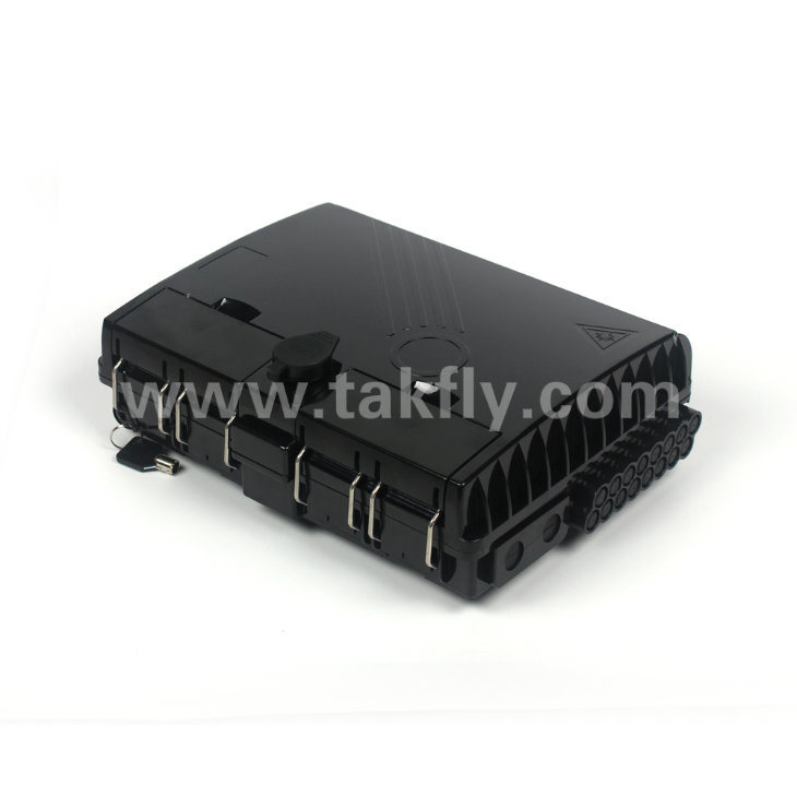 Indoor Outdoor Black Plastic 16 Core Fiber Optic Distribution Box Price