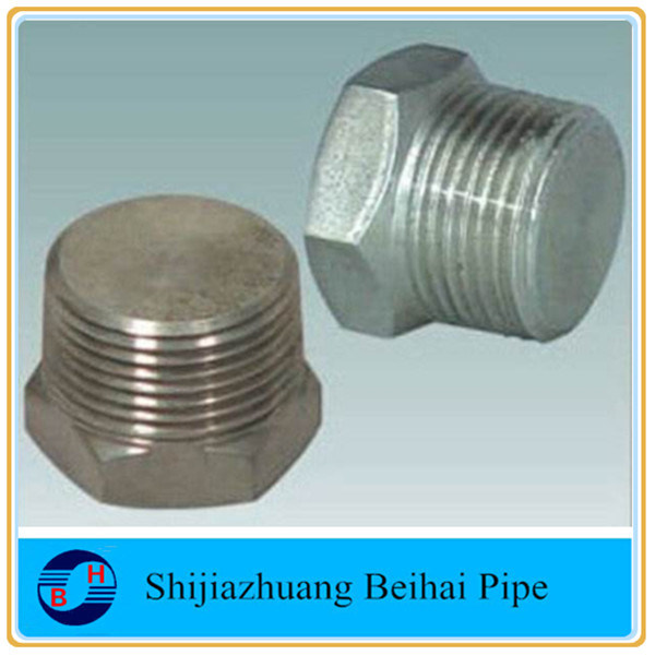 Forged Pipe Fittings Hex Heads Plug NPT ASTM A105n Amse B16.11
