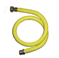 Yellow PE Covered Flexible Stainless Steel Corrugated Gas Hose