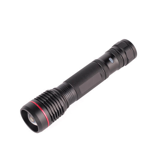 6W Aluminum LED Flashlight----Ipx4! ! (11-1S1801 3AAA/18650)