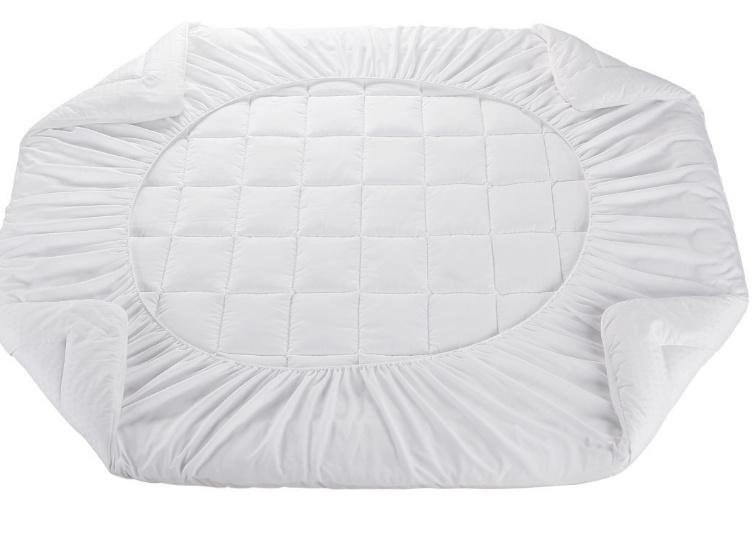 China 100% Cotton White Quilted Hotel Soft Quality Goose Duck Feather Down Massage Mattress Topper