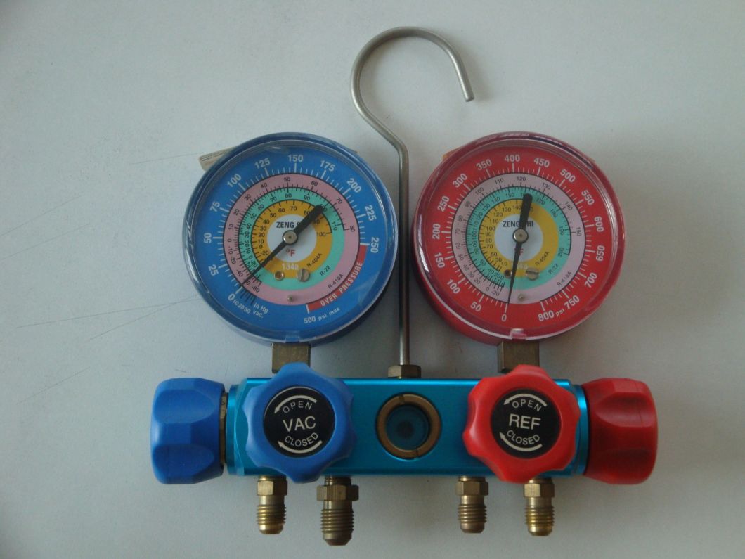 75mm High Quality Steel Case Refrigerant Pressure Gauge Supplier