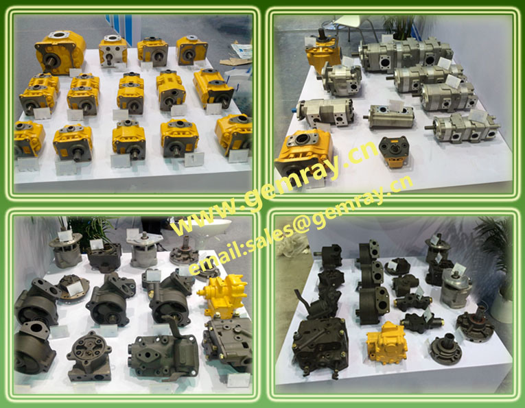 Komatsu 07400-30102 Tandem Hydraulic Gear Oil Pump for Bulldozer D75s-3/5