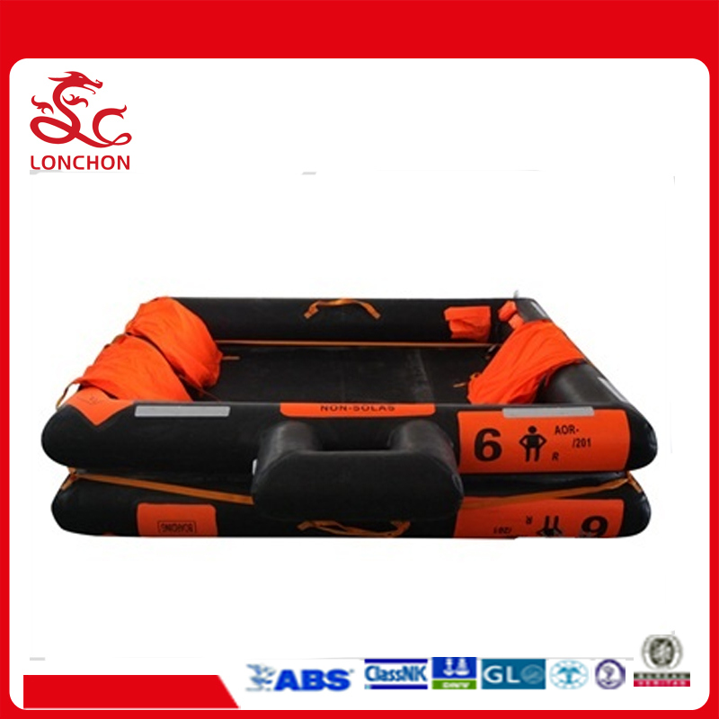 High Quality Open Reversible Inflatable Liferaft for 6 Persons