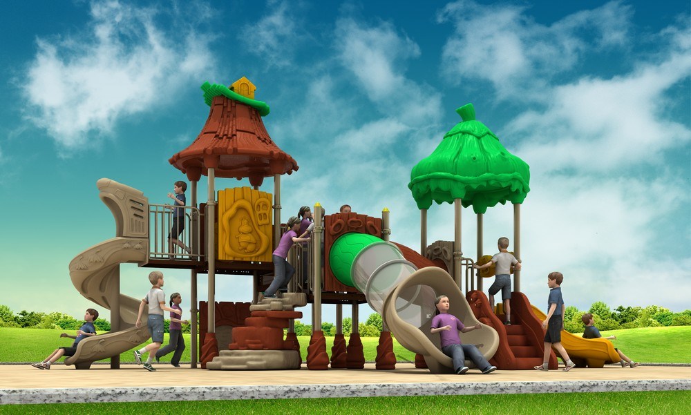 Large Plastic Slide Kids Factory Outdoor Playground