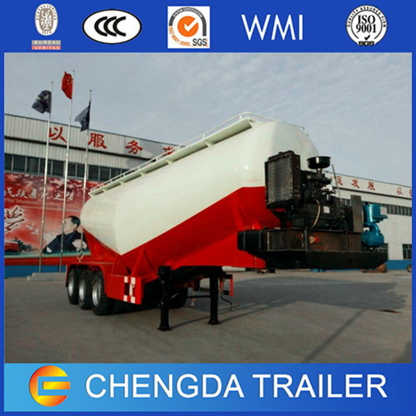 Spare Parts Available 3 Axle 45cbm Cement Bulk Semi Trailer