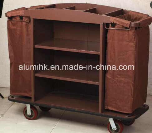 Hotel Metal Maid Cleaning Lobby Housekeeping Cart Service Cart