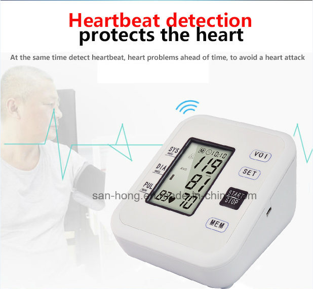 Portable Sphygmomanometer Automatic Arm Digital Blood Pressure Monitor for Sale