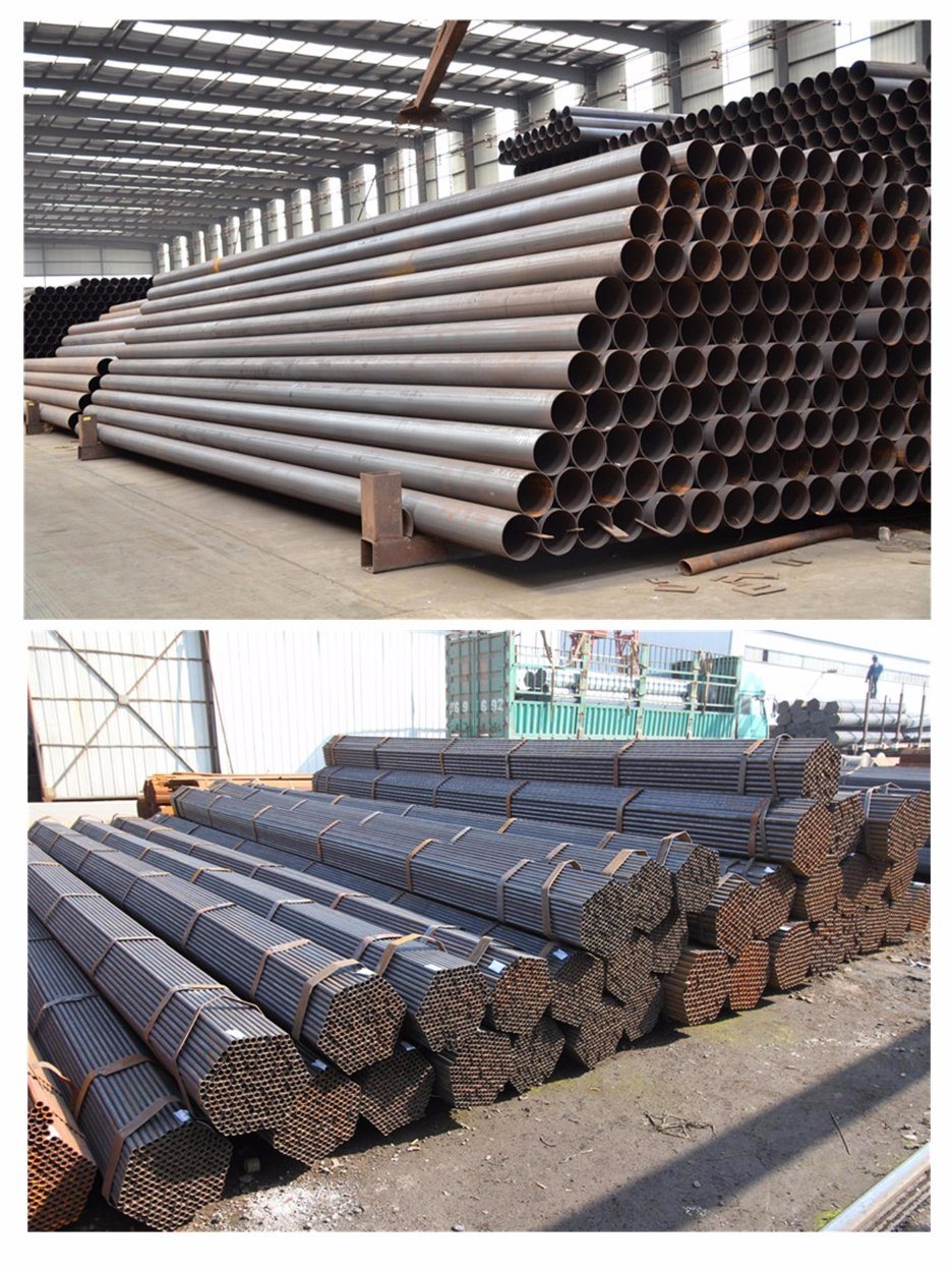 Ms Round Pipe Weight ERW Welded Steel Pipe