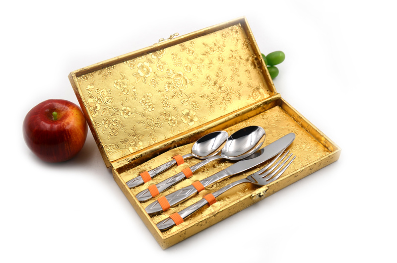 Promotional Christmas Gift French Stainless Steel Tableware Set