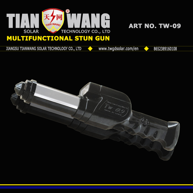 Telescopic/ Expandable Police Flashlight Stun Guns