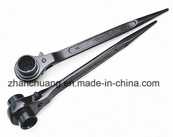 Carbon Steel Cr-V Steel Double Sides Socket Ratchet Wrench