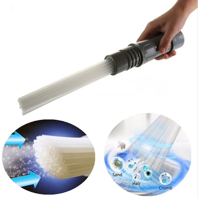 Household Straw Tubes Portable Dirt Cleaning Tools Dust Brush Remover Dust Vacuum Cleaner