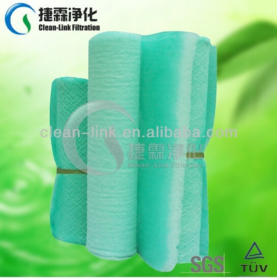 Paint Booth 50mm Fiberglass Filter Fabric for Dust Collection