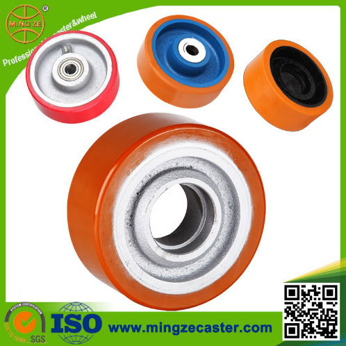 Cast Iron Centre Polyurethane Wheels and Castors