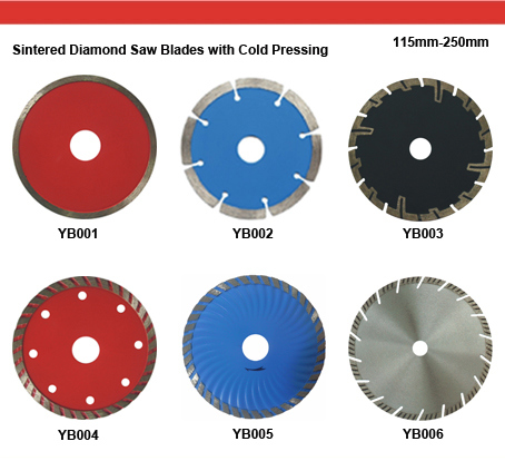 Laser Welded Diamond Saw Blades for Stone&Marble&Granite Cutting