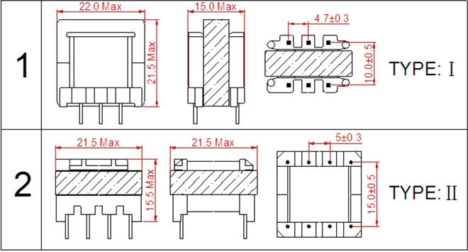 Ef 20 High Frequency Transformer