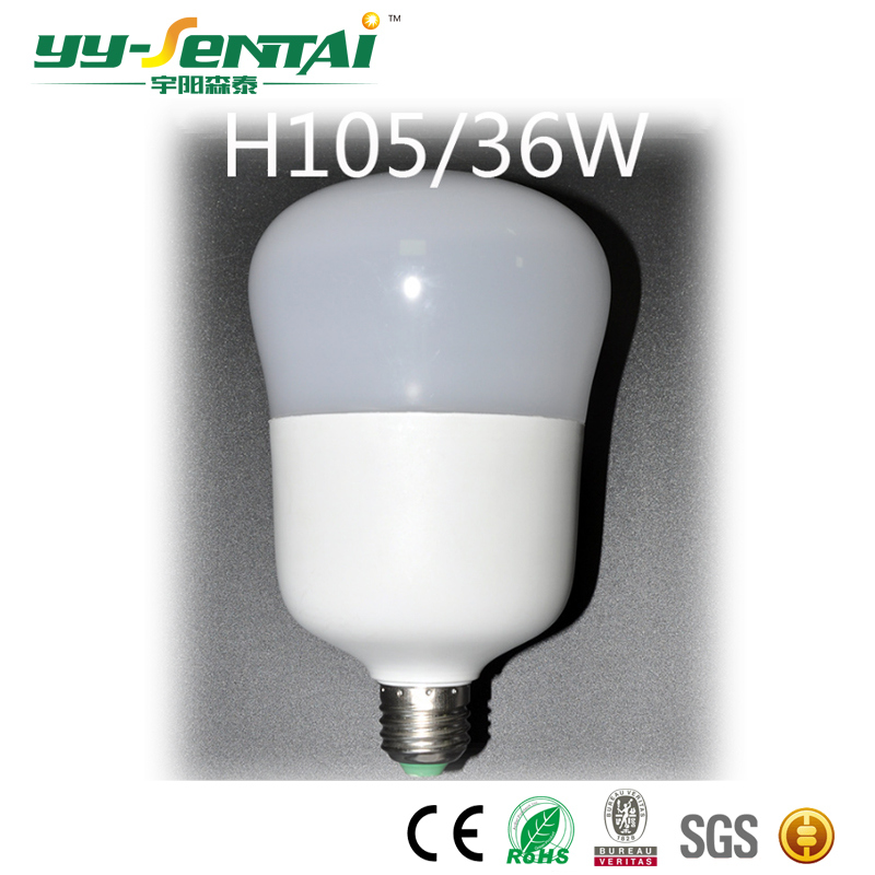 Plastic + Aluminum E27 18W-45W LED Light Bulb