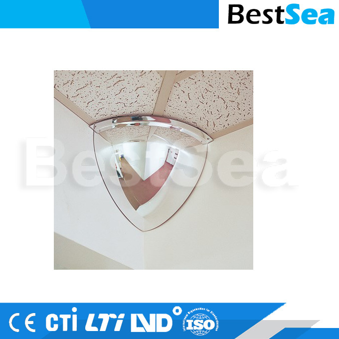 Supermarket Wall Cheap Plastic Small Round Rearview Concave Convex Mirror