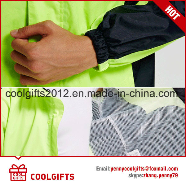 New Design Hooded Ripstop Nylon Raincoat Set for Sale