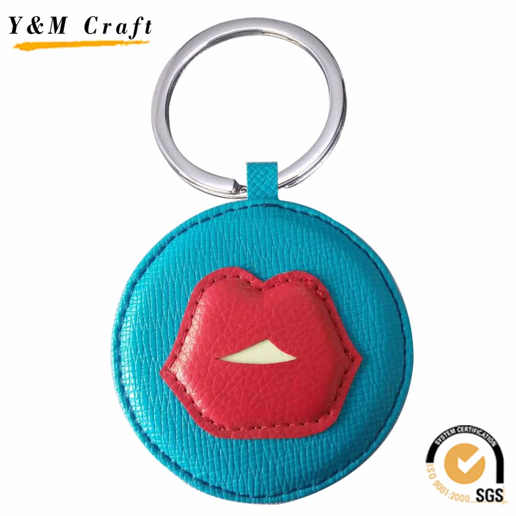 PU Leather Key Chain with Deboss-1