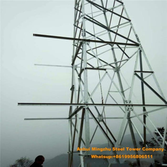 Decorative Items Monopole Telescopic Mast Steel Tube Communication Tower Paint