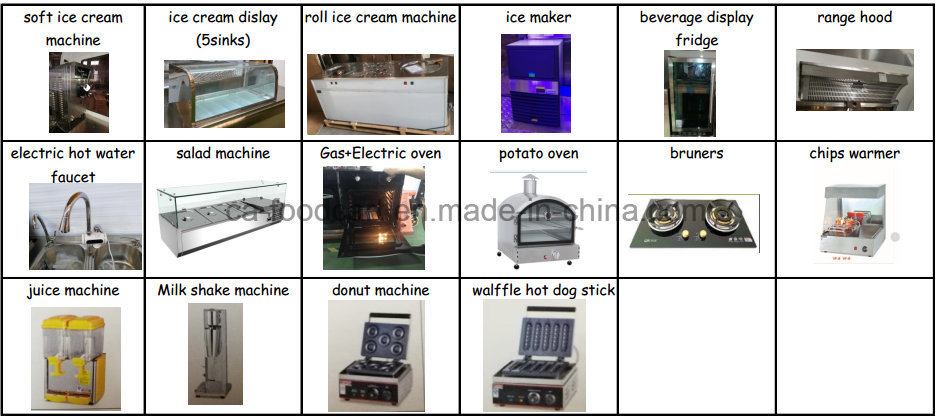 Europe Standard Mobile Food Trailer with Ce