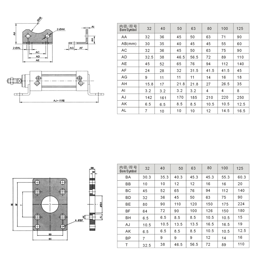 Cylinder Accessories Ca Series Single Suspension Hook