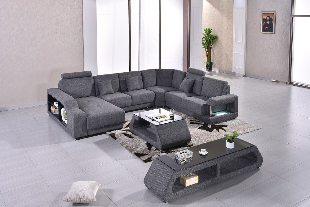 Divani Corner Couch Lounge Furniture Chaise Fabric Sofa