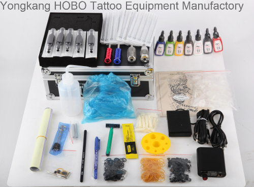 Cheap Products Supplies Tattoo Kits with Machine and Ink