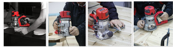 Electric Plunge Router, Hand Hould Power Tools Woodworking Router