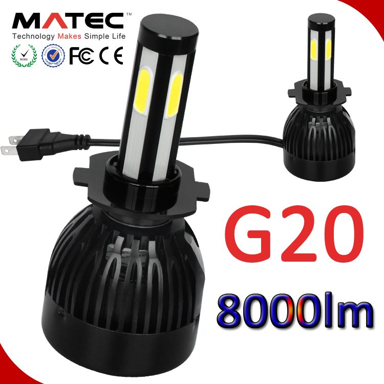 Factory 80W Headlight Bulbs Lights Car LED H4 12V/24V