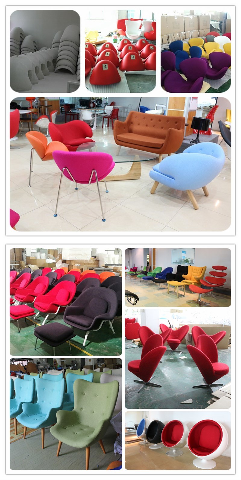 Modern Classic Heart Cone Chair